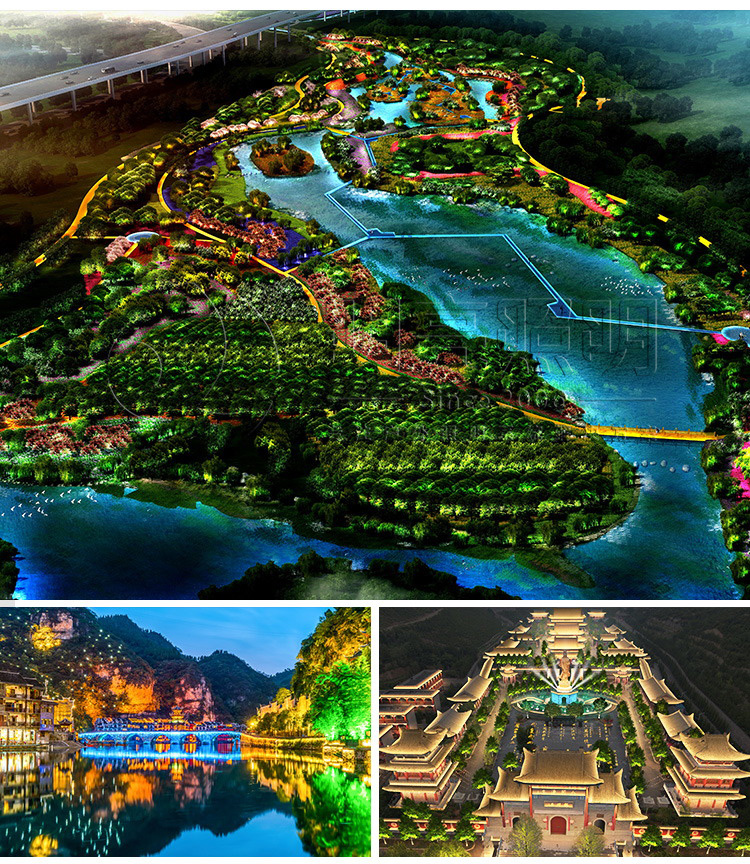 明亮照明集團(tuán)景區(qū)亮化案例