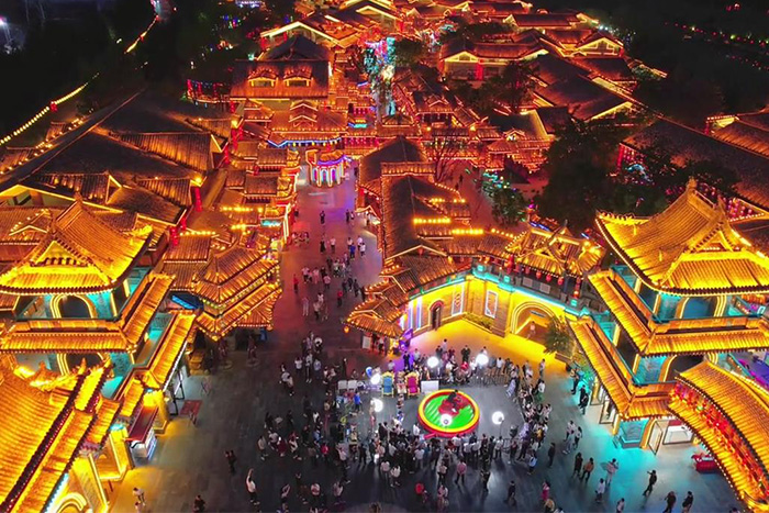 景區(qū)古建筑燈光亮化