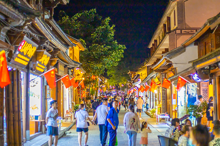 國慶夜游燈光亮化