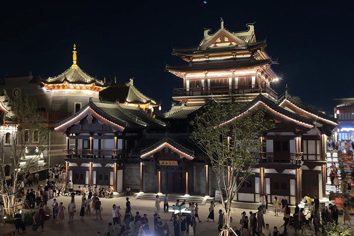 景區(qū)古建筑燈光亮化