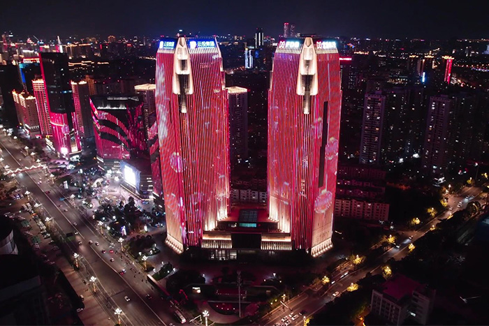 這棟寫字樓的亮化，原來是這樣實現(xiàn)的？