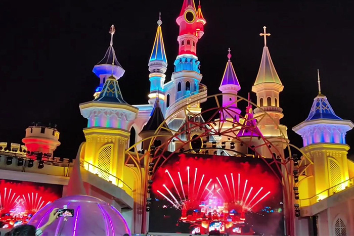 游樂場城堡亮化工程