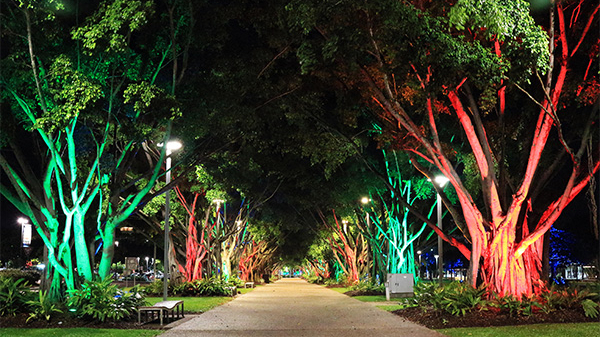 園林夜景照明工程要有自己獨特的風格和特色