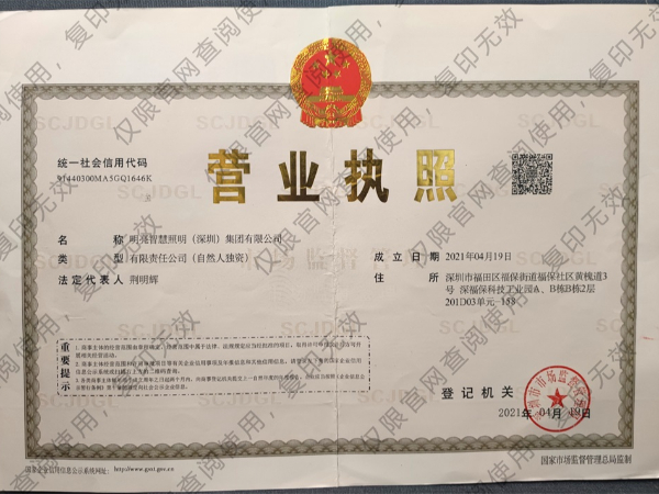 集團(tuán)營(yíng)業(yè)執(zhí)照