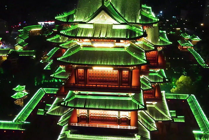 景區(qū)古建筑外墻亮化