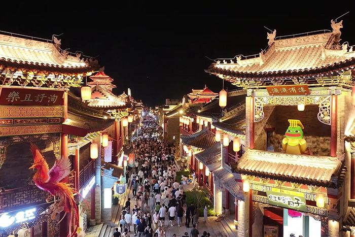 古建筑夜景燈光亮化