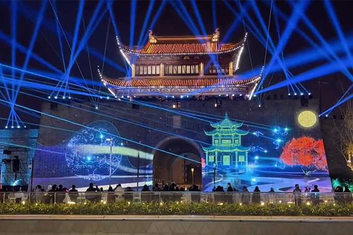 景區(qū)古建筑全息投影