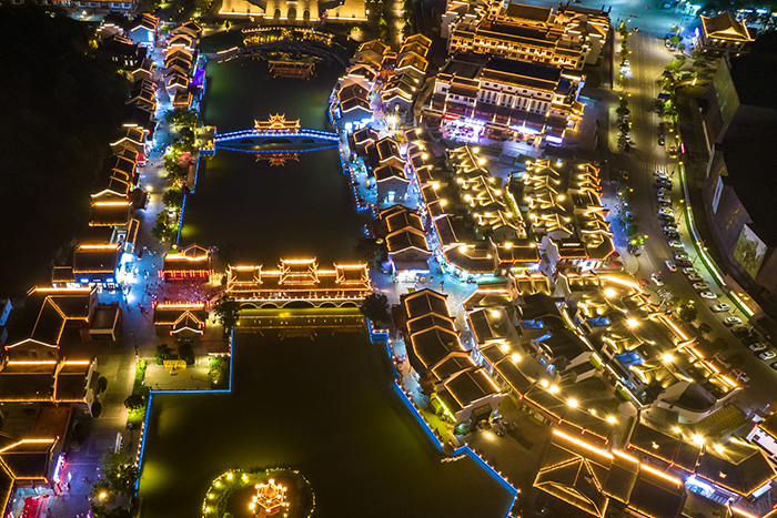 有無亮化大不同，燈光亮化工程讓景區(qū)客流量直線攀升