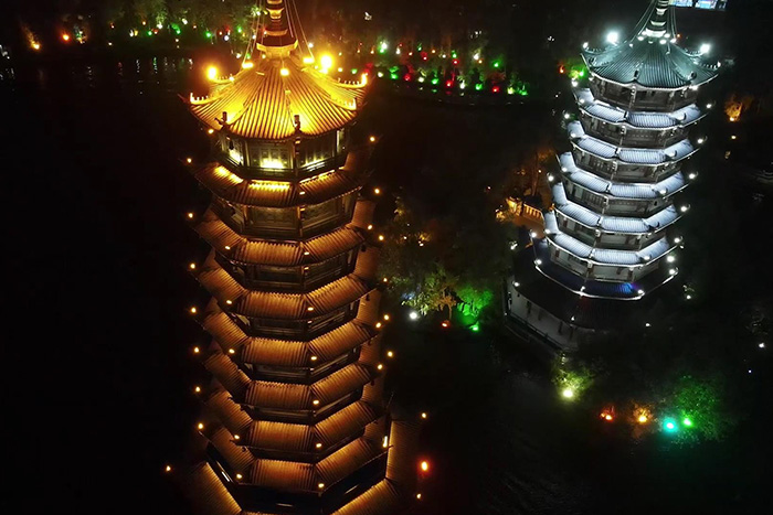 景區(qū)古塔燈光亮化