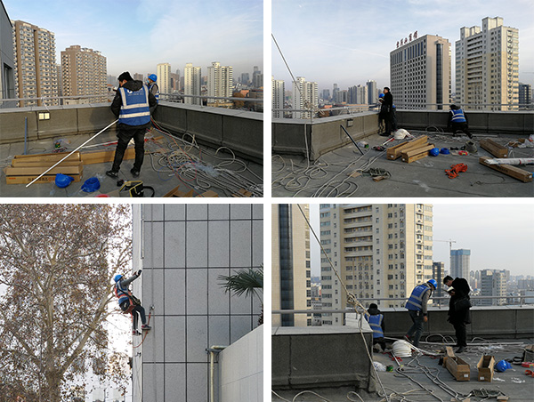 鄭州中科新興產(chǎn)業(yè)技術研究院樓體亮化施工現(xiàn)場