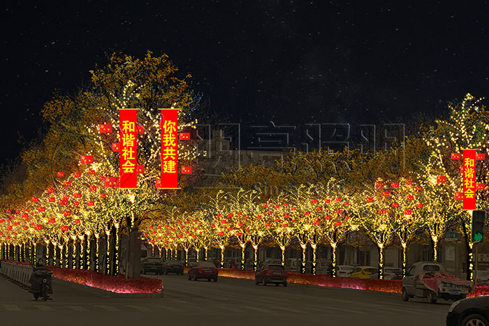 春節(jié)想吸引游客駐足？道路亮化串聯(lián)城市亮點(diǎn)，讓客流自然匯聚