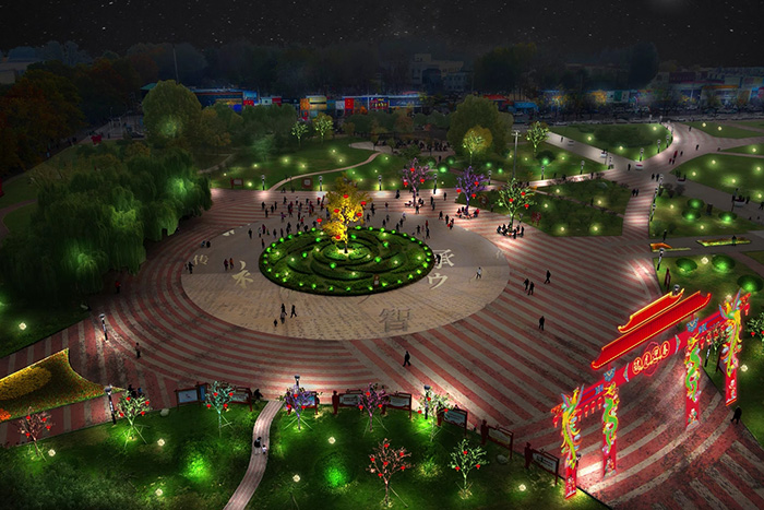 廣場燈光亮化設(shè)計